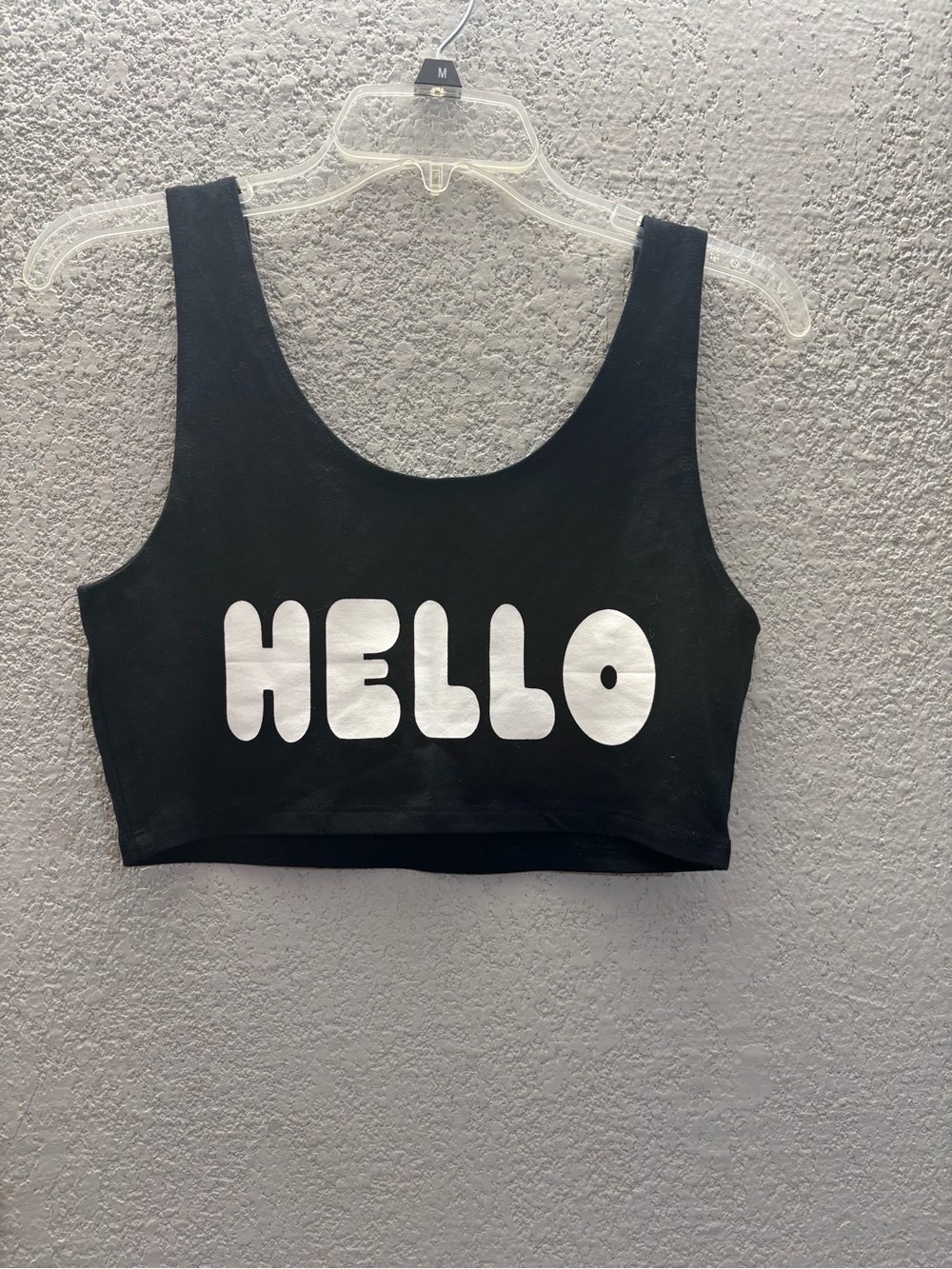 Hello Kitty Black Crop Top with Red Bow Graphic - Picture 2 of 3
